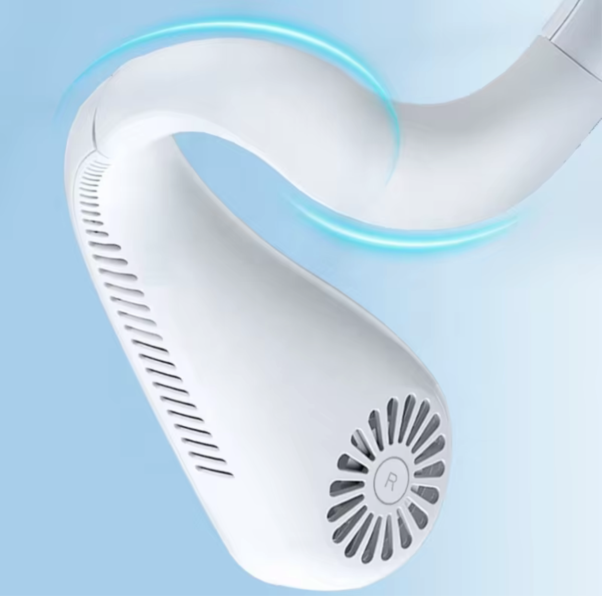 Hanging neck fan