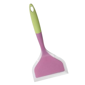 Wide Silicone Spatula – Non-Stick & Flexible / معلقة سباتولا سيليكون عريضة – غير لاصقة ومرنة