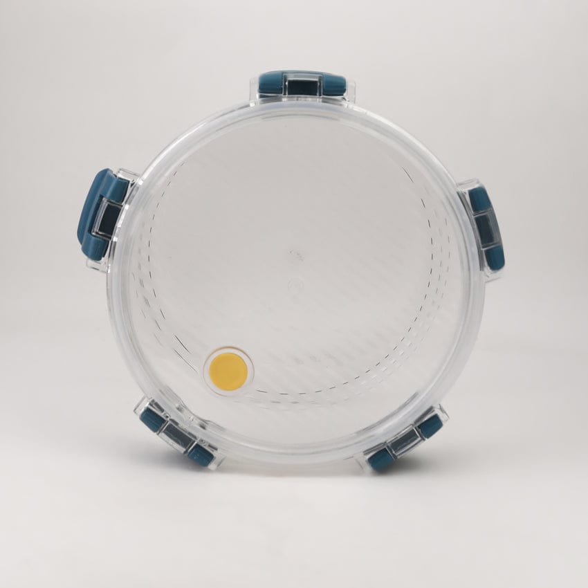 Round Plastic Container Set of 3 PCs Food / 3-قطع تابروير دائرية