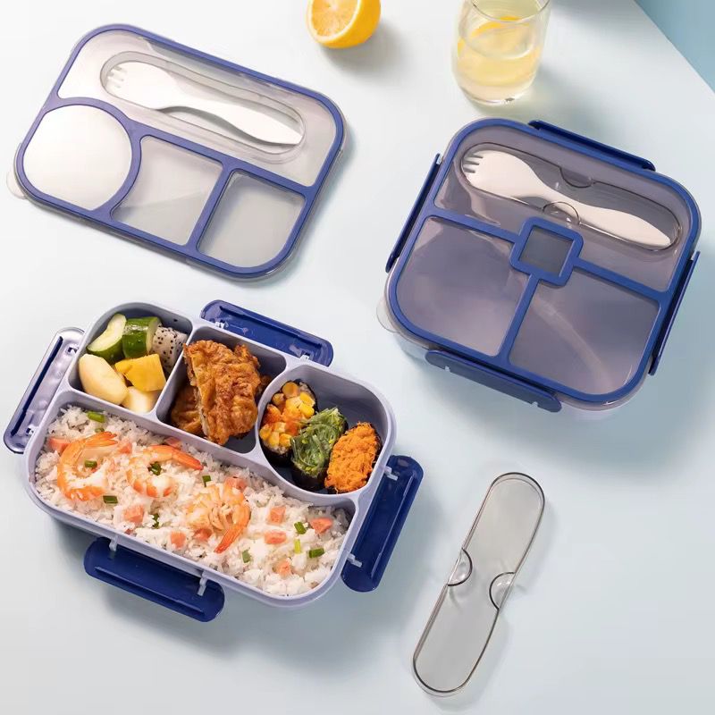 Multi-compartment Lunch Box-علبة طعام متعددة الاقسام