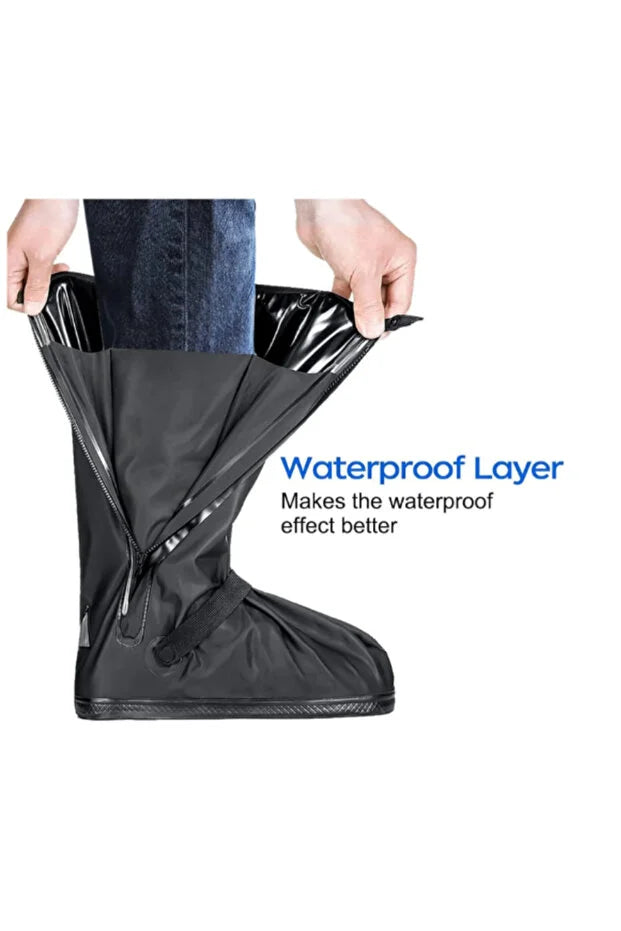 Rainproof Shoe Cover – High Leg Design - غطاء حذاء مقاوم للماء