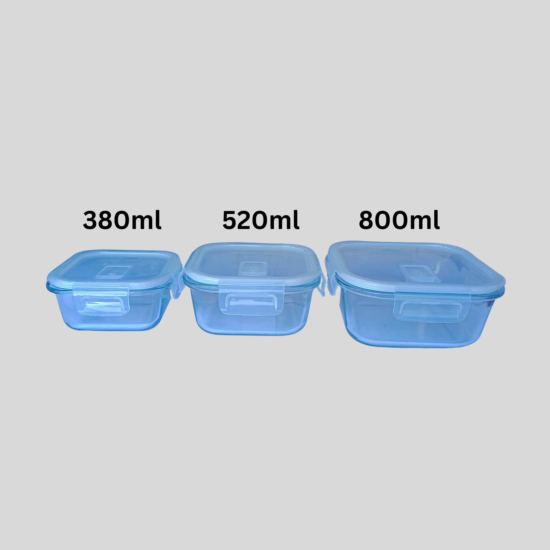 Glass Food Storage Containers  / علب حفظ طعام زجاجية
