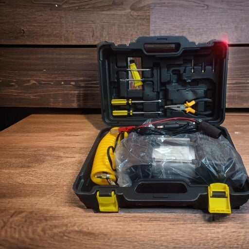 طقم تصليح اطارات و منفاخ هواء