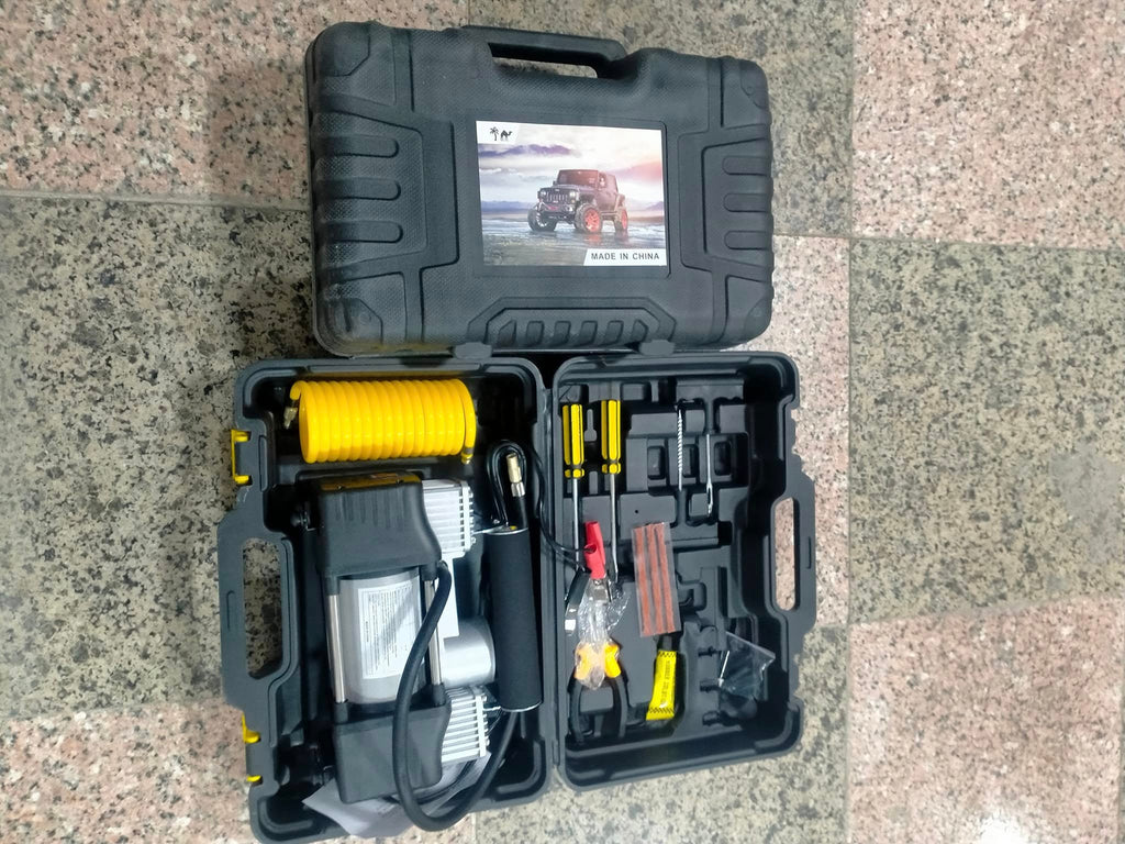 طقم تصليح اطارات و منفاخ هواء