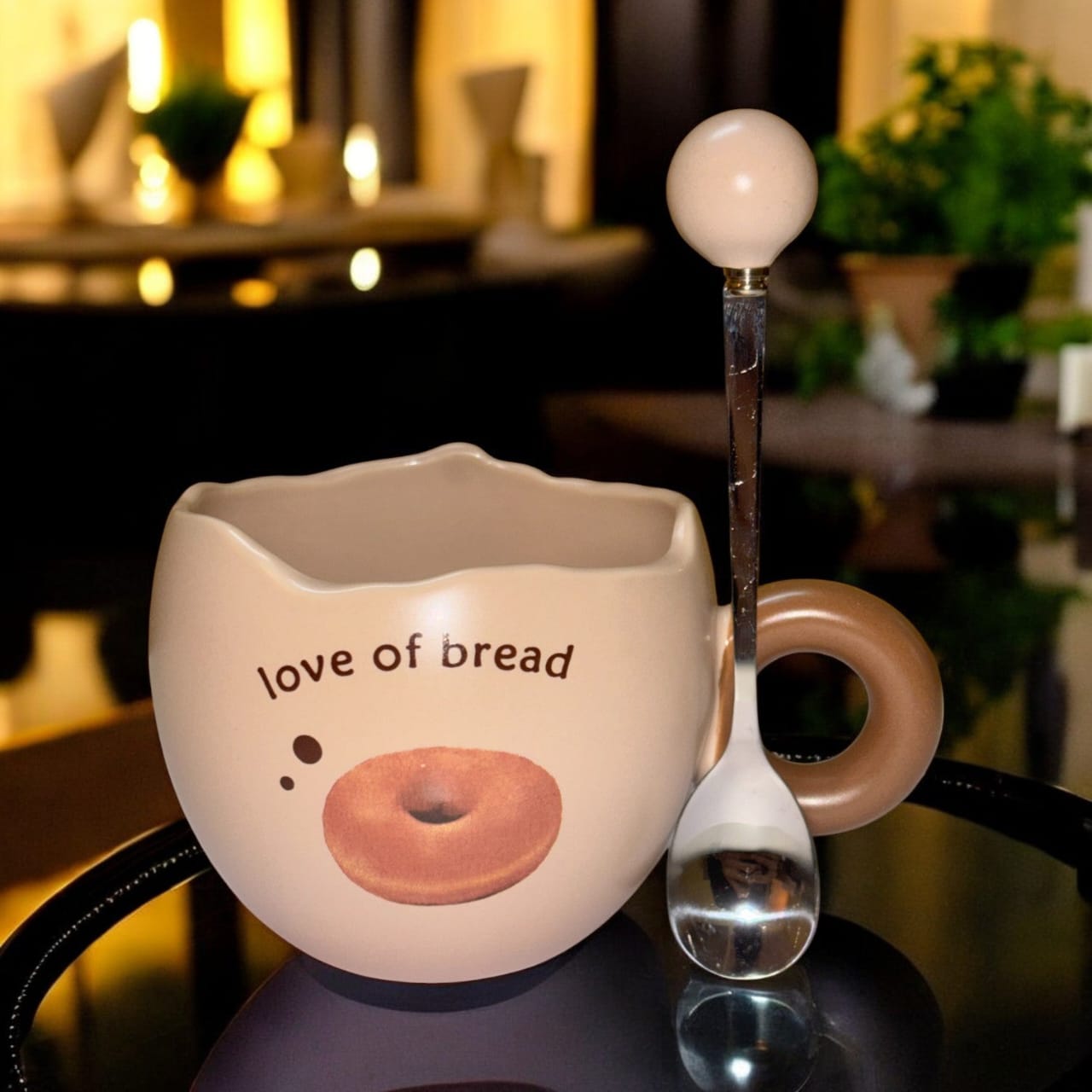 Ceramic Mug- كوب سيراميك"حب الخبز