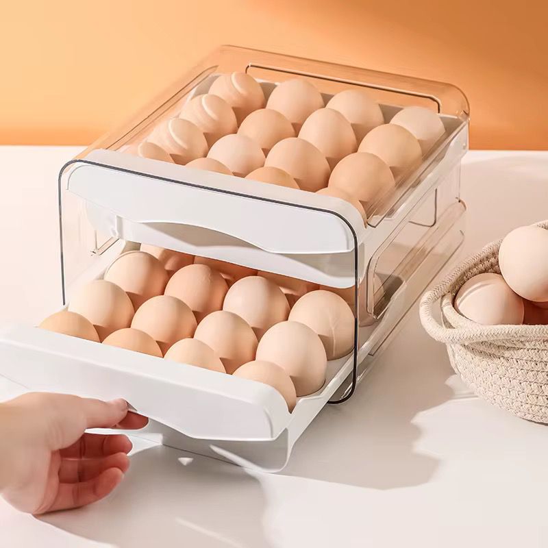 Egg Storage Drawer Organizer-منظم بيض بسحب الأدراج
