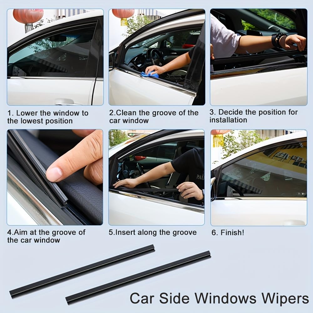 Automotive Side Window Wiper - ماسحة زجاج جانبية للسيارة