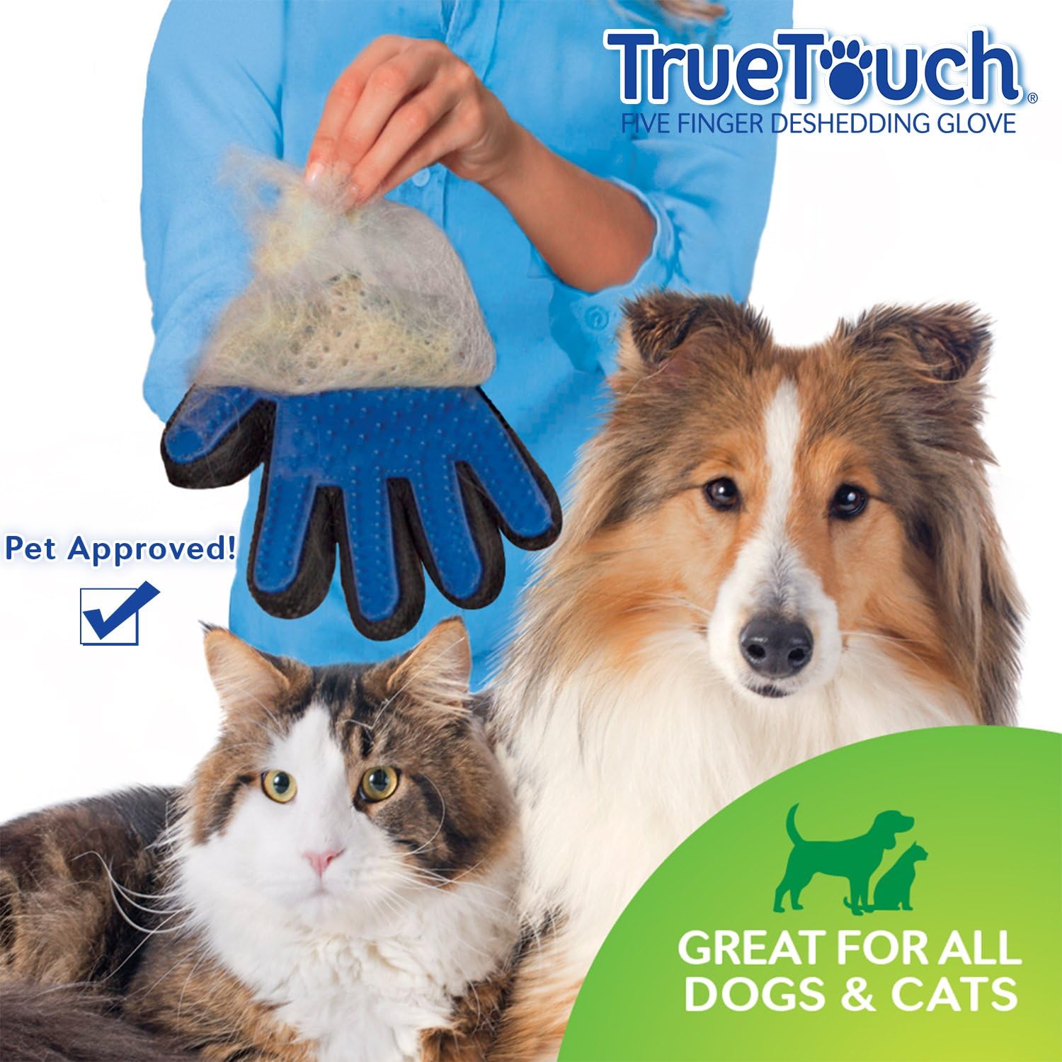 Pet grooming gloves- كف حيوانات