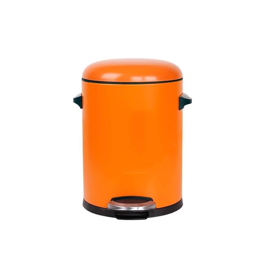 Luxury Mute Waste Bin - 8L Soft Close & Fingerprint Proof-سلة -مهملات