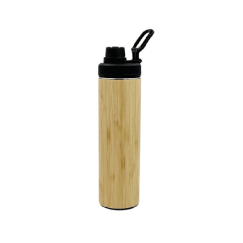 Insulated Bamboo Water Bottle-قنينة ماء من الخيزران