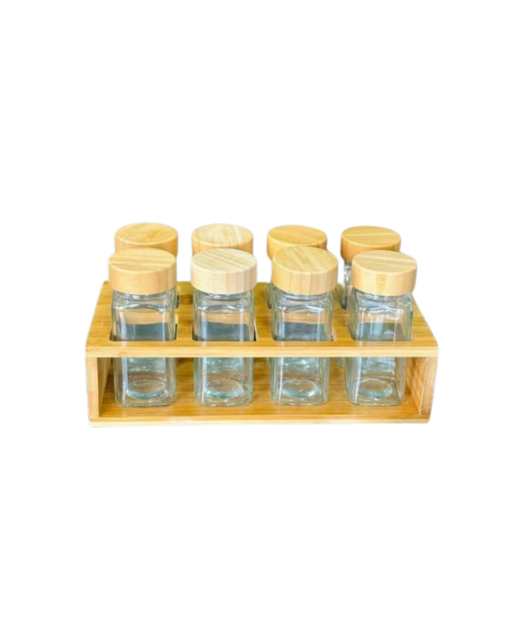 Glass spice jar set  / طقم برطمانات زجاج للبهارات