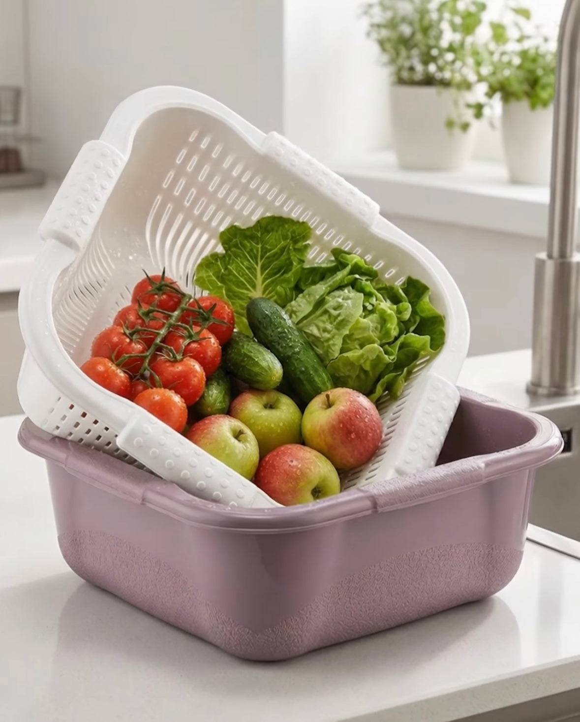 Square Strainer Set - مجموعة مصفاة مربعة