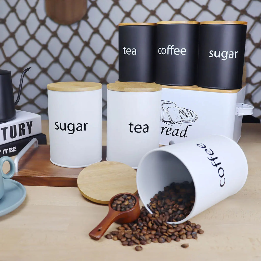 Coffe candy jar 3pcs/ طقم برطمانات 3 قطع