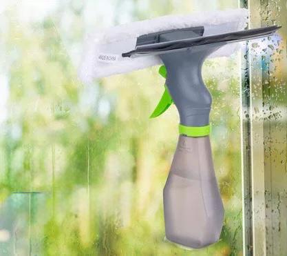 Spray window mop 2in1 cleaning tool- مساحة زجاج ببخاخ