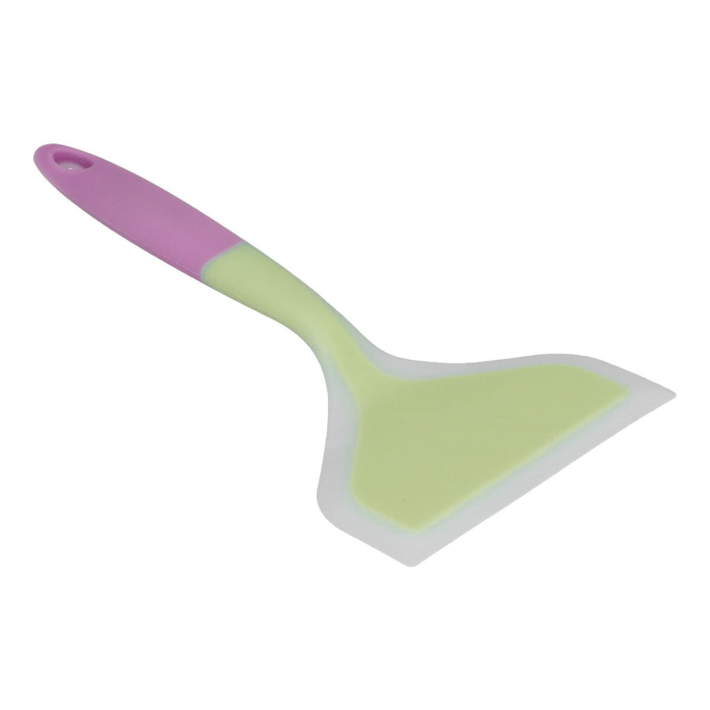 Wide Silicone Spatula – Non-Stick & Flexible / معلقة سباتولا سيليكون عريضة – غير لاصقة ومرنة