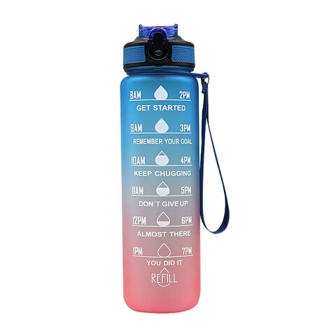 Motivational Water Bottle 900Ml- قنينة  مياه