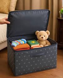 Storage Box - صندوق تخزين قماشي بغطاء وسحّاب