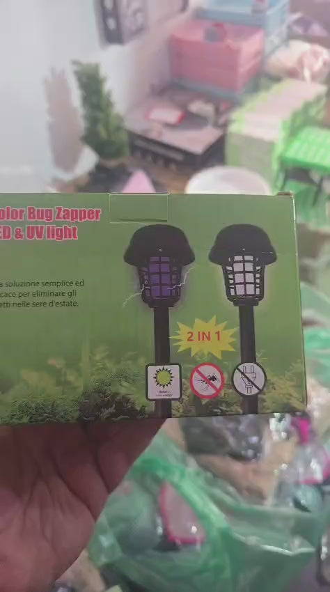Solar bug zapper (led & uv light)