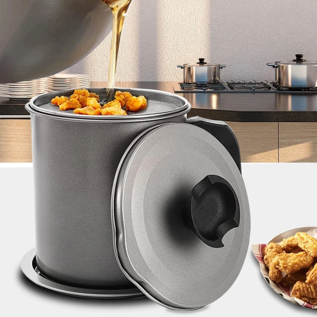 Oil cooker storage tank