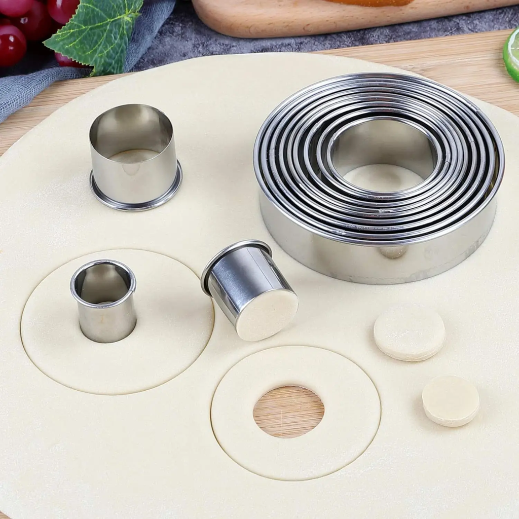 12pcs Nesting round cutters - قوالب تقطيع