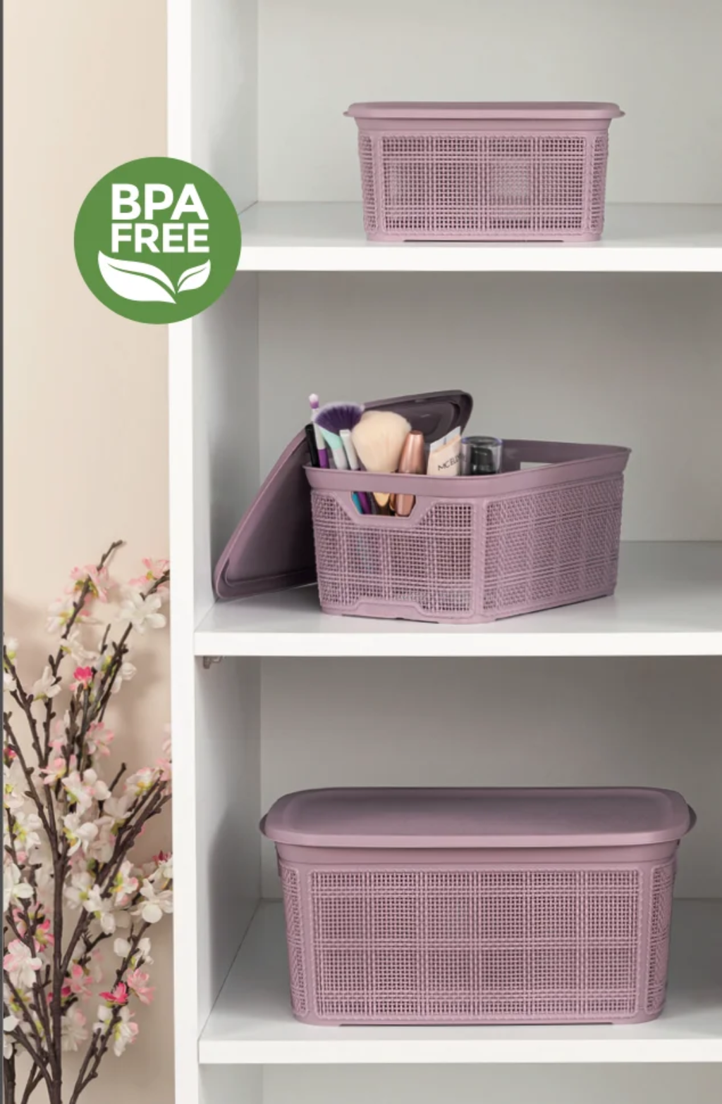 BeeHome Plastic Storage Box - صندوق تخزين
