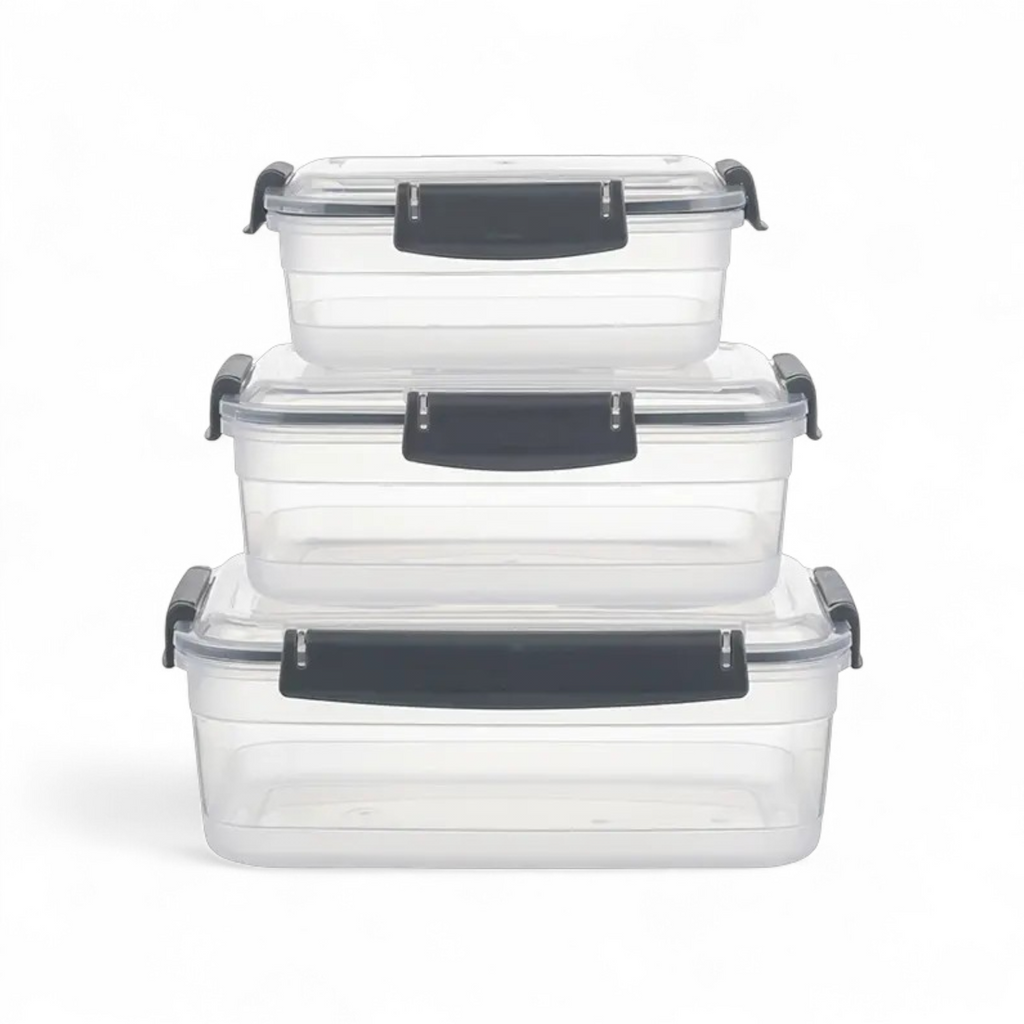Set of 3 tuperware  - طقم تبروير 3 قطع