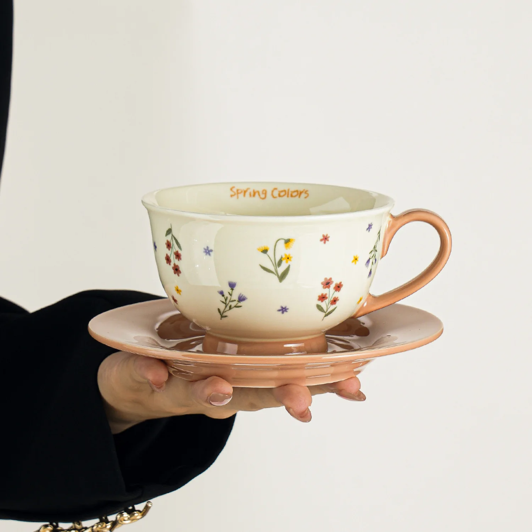 Glass Spring cup - فنجان الربيع