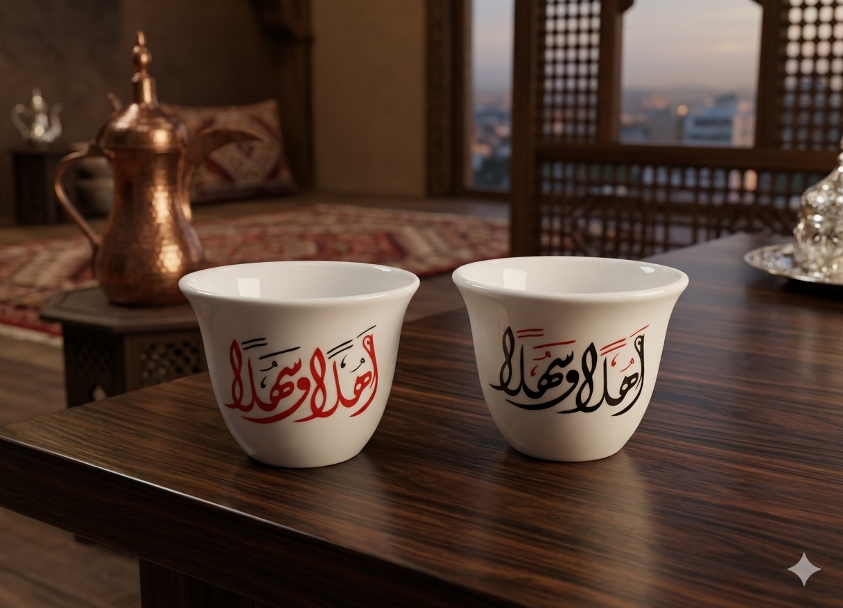 Lebanese coffee cup - فنجان قهوه شفه لبناني