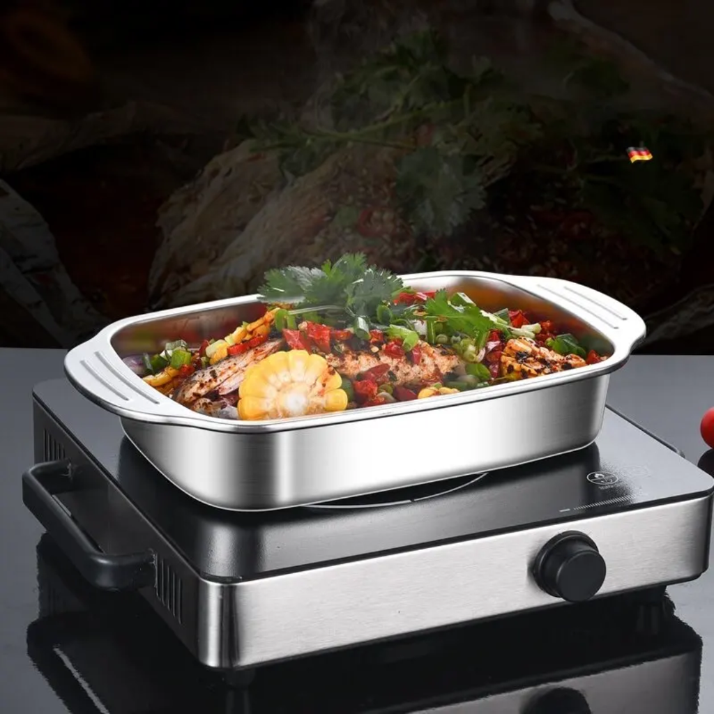 Stainless steel baking pan- صنية خبز ستانلس ستيل