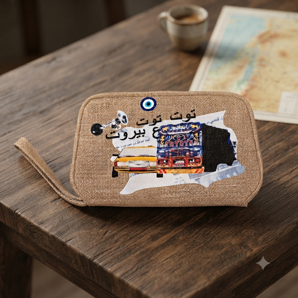 Mini jute bag - شنطة خيش صغيره