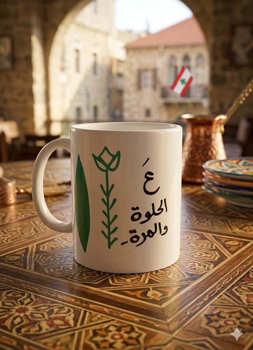 Lebanese Nescaffe cup - كوب نسكافيه لبناني