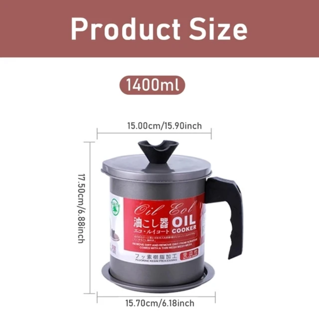 Oil cooker storage tank