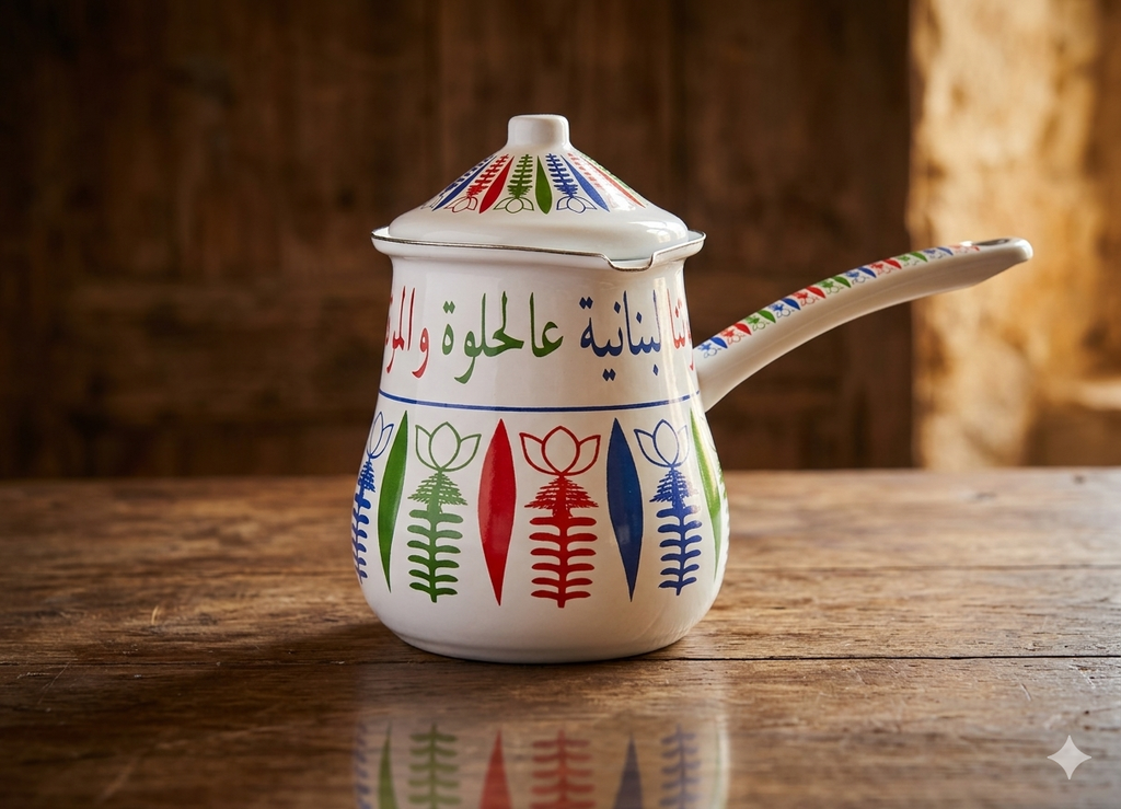 Lebanese coffe kettle - ركوة قهوة لبنانيه
