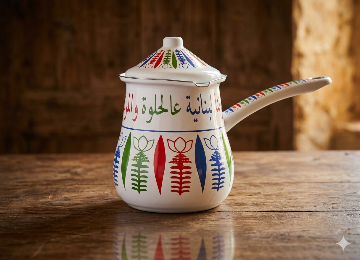 Lebanese coffe kettle - ركوة قهوة لبنانيه