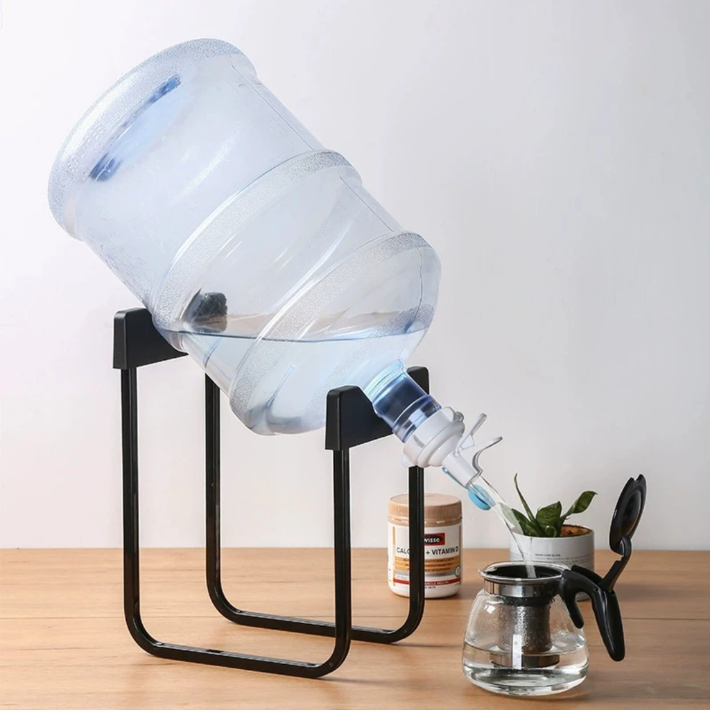 Gallon water dispenser with stand