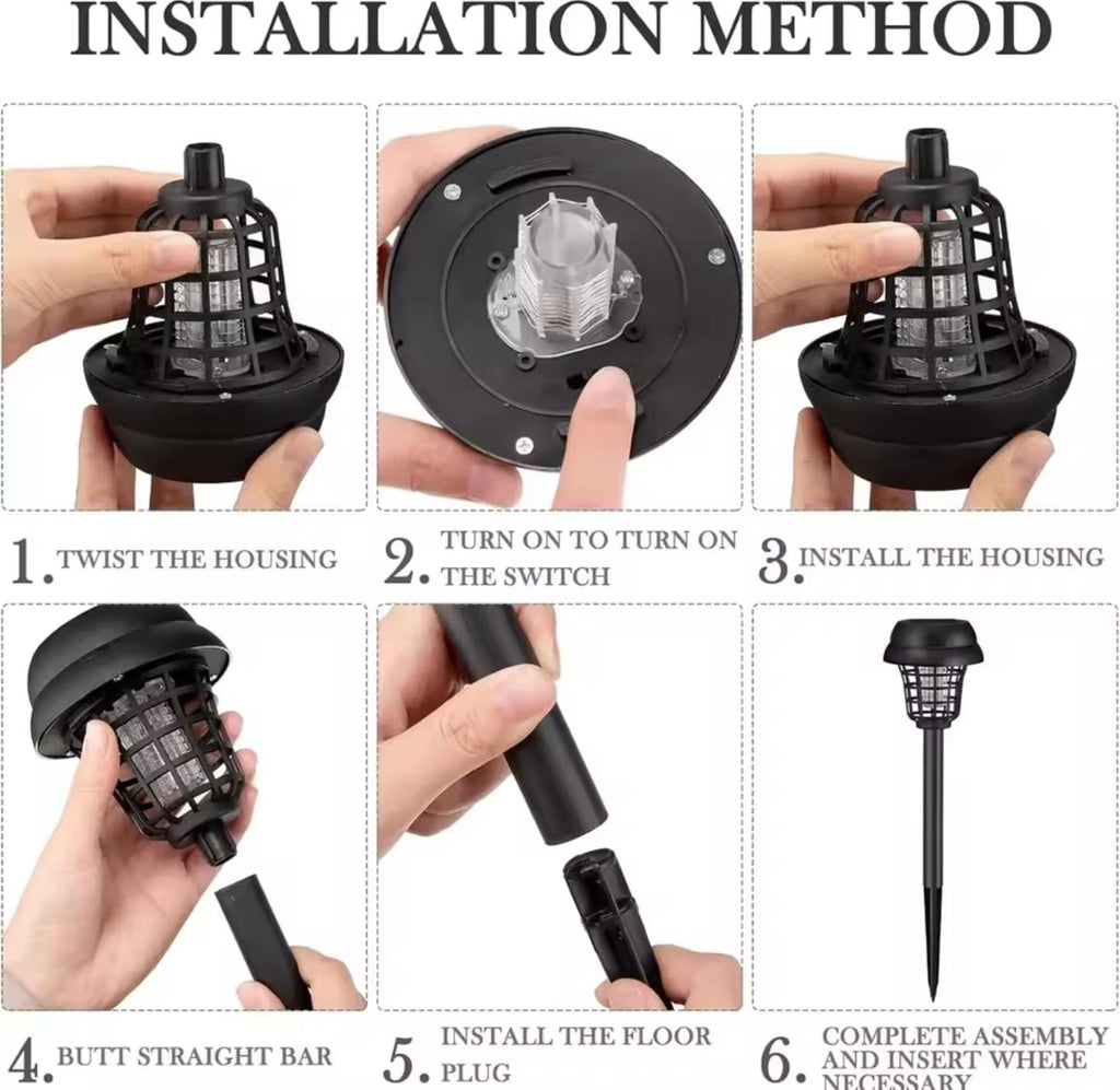 Solar bug zapper (led & uv light)