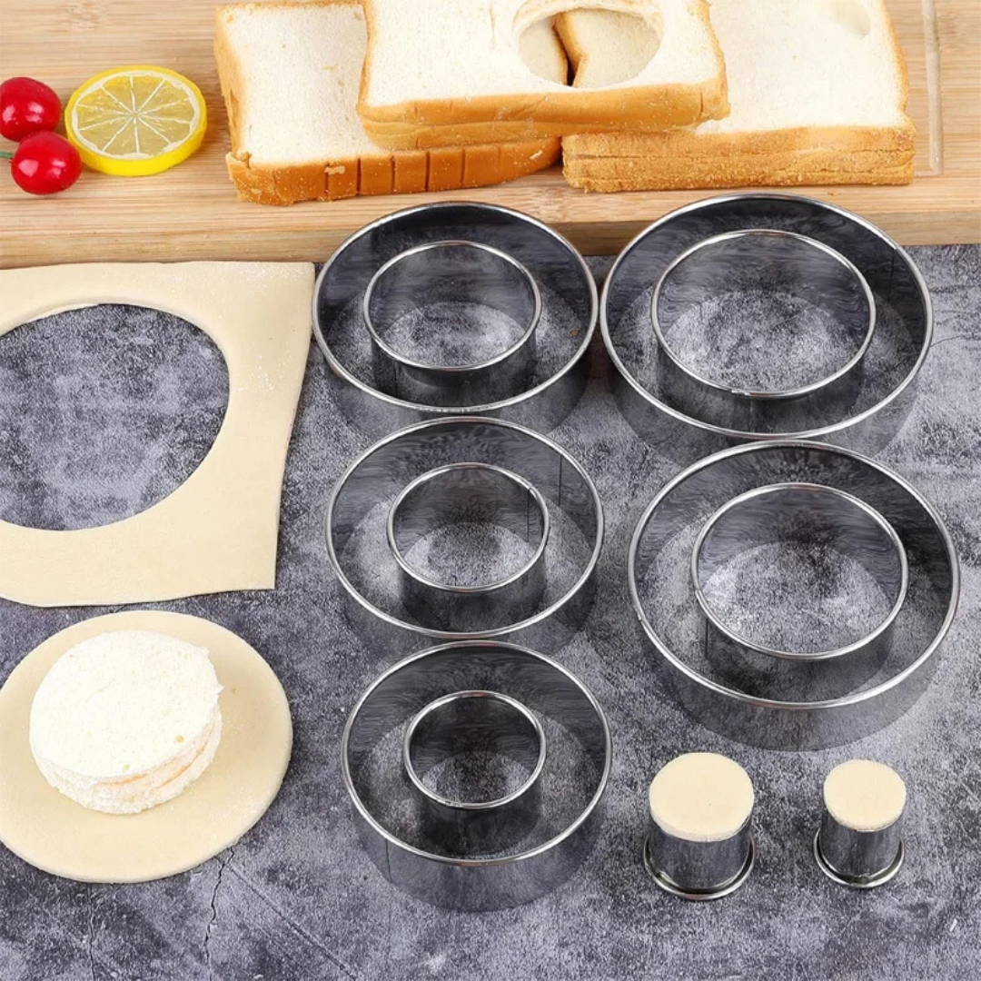 12pcs Nesting round cutters - قوالب تقطيع