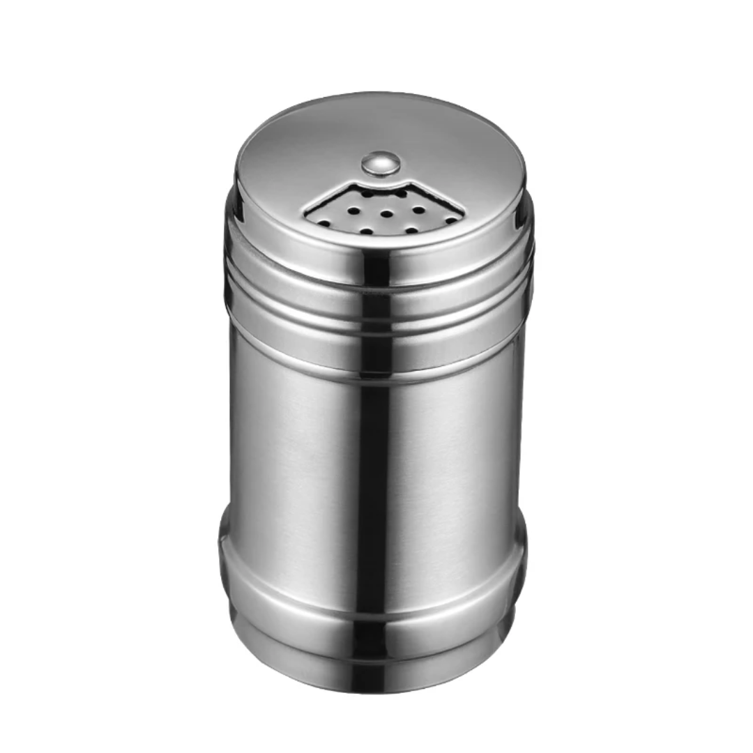 Stainless steel salt shaker مملحه و مبهره ستانلس ستيل