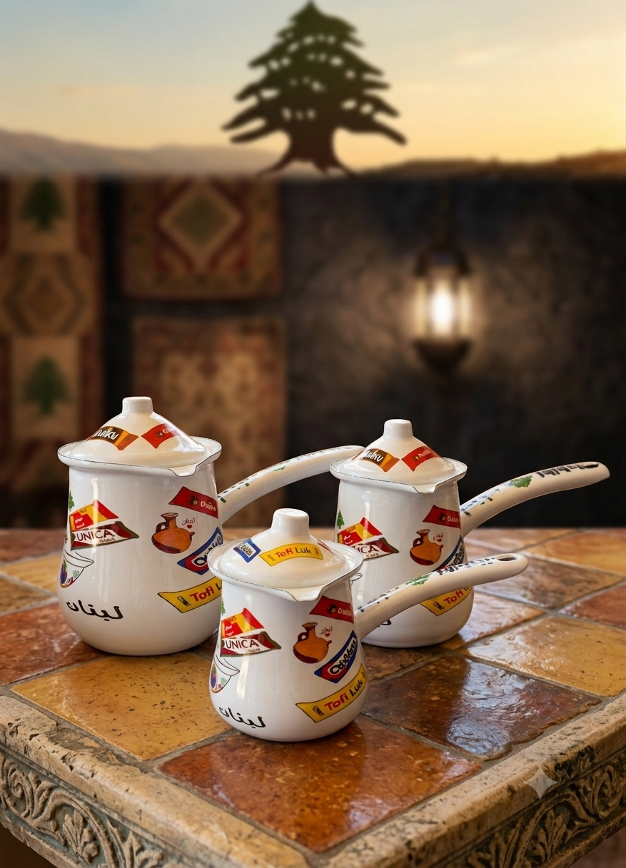 Lebaneae Candy coffe kettle - ركوة قهوه الحلوى اللبنانيه