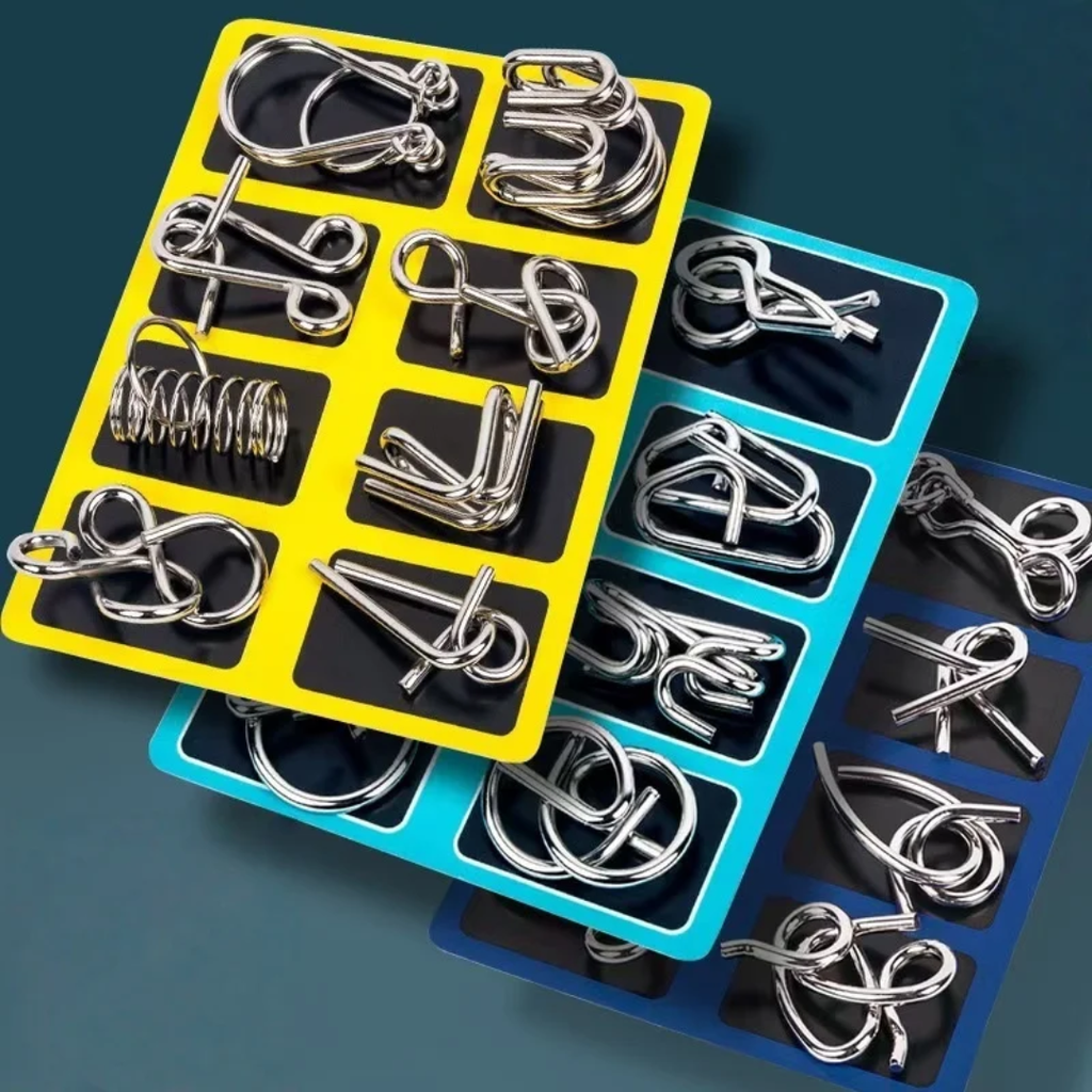 IQ metal wire puzzles