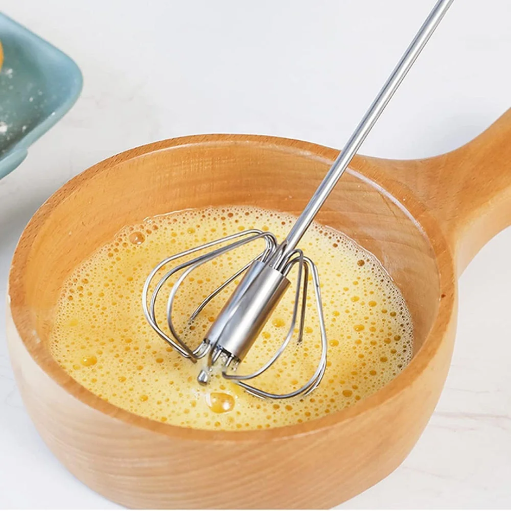 Stainless Steel Push Whisk - خفاق كبس ستانلس ستيل
