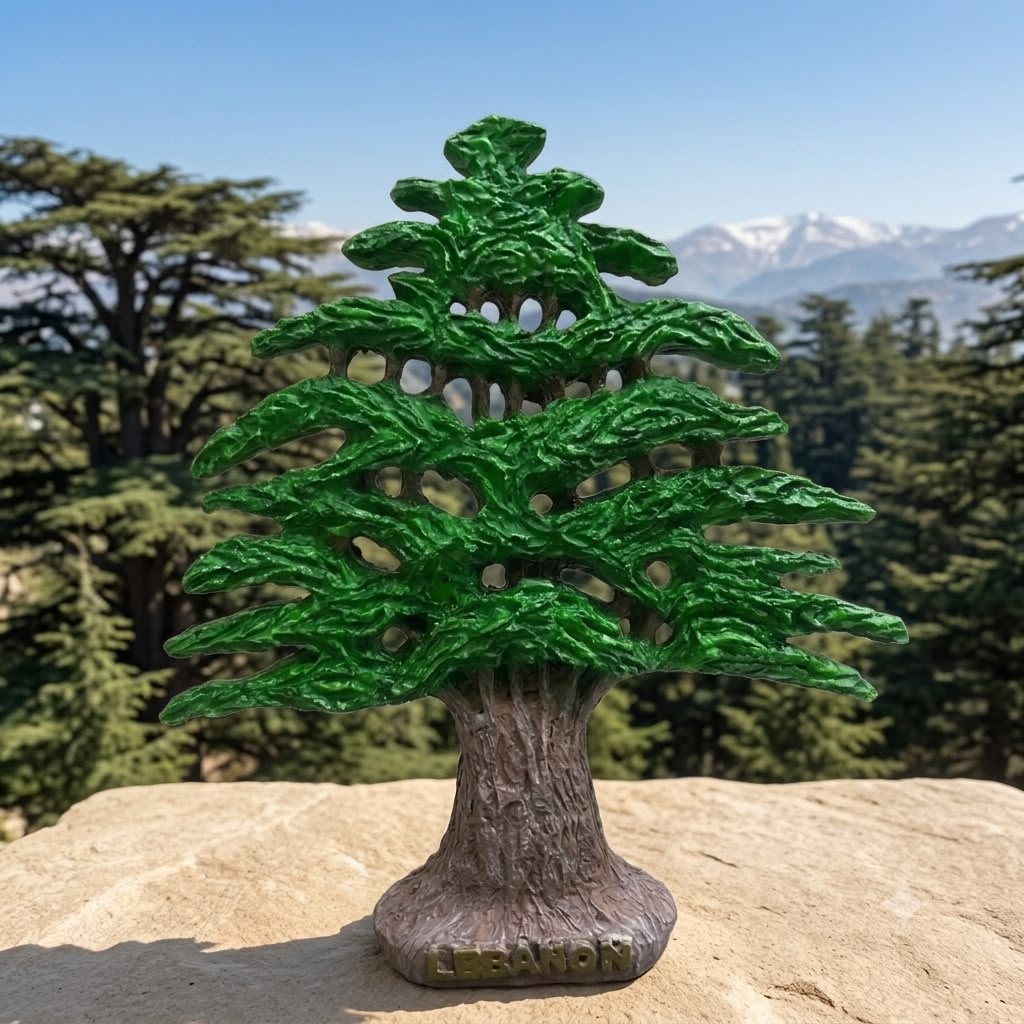 Lebanese Cedar Tree Statue