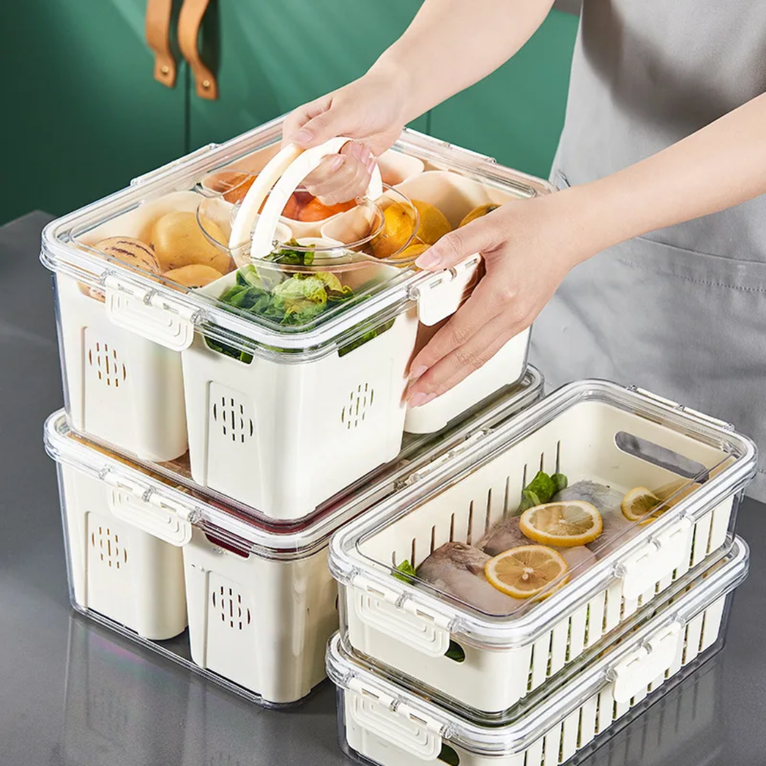 Plastic fruit storage - علبة تخزين الفواكه