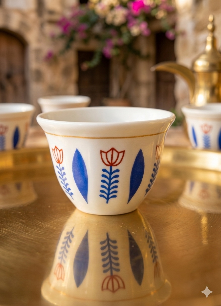 Bedouin Glass Cups Set — 12 Pieces