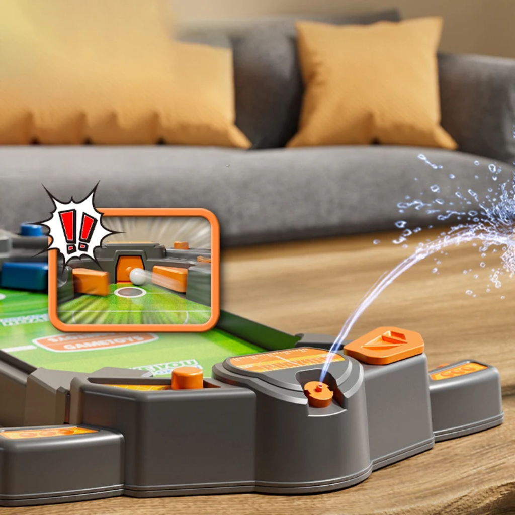 Mini Tabletop Soccer Pinball Game