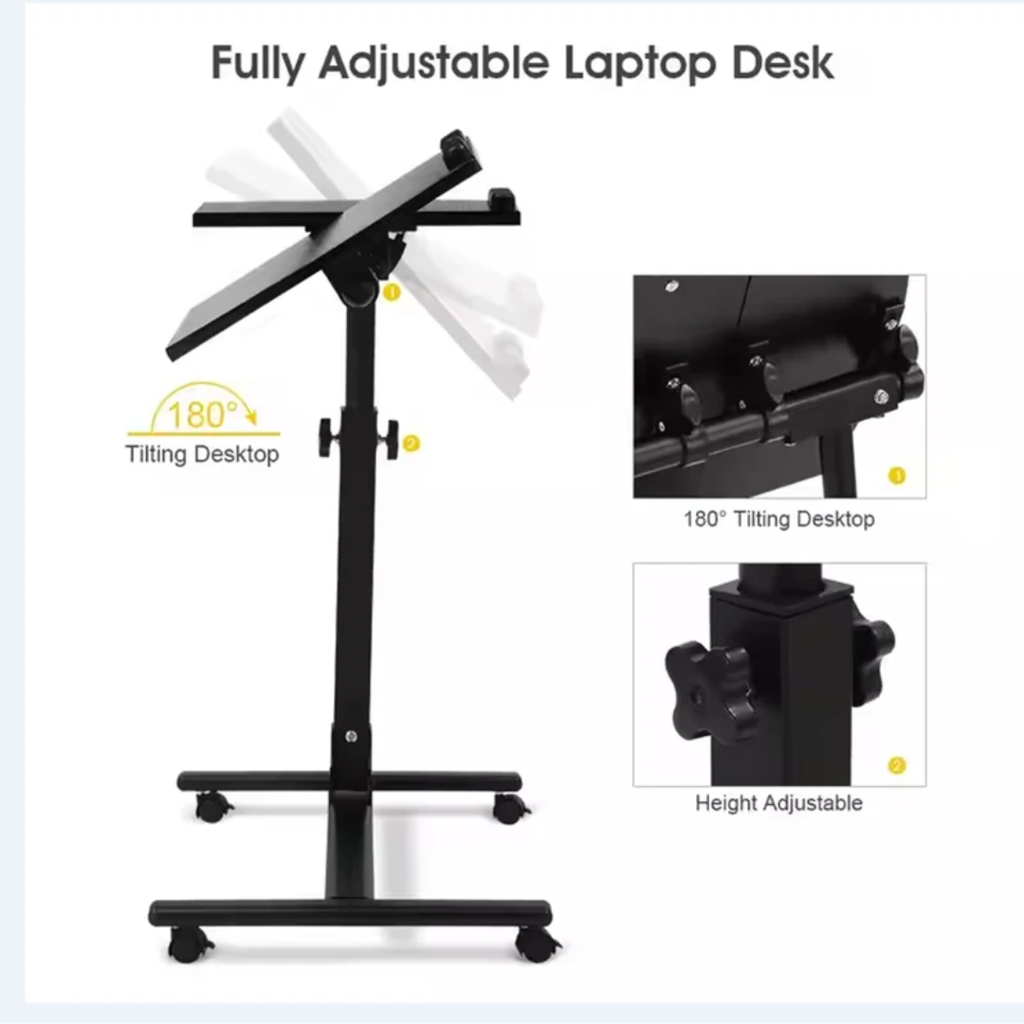 Folding computer desk