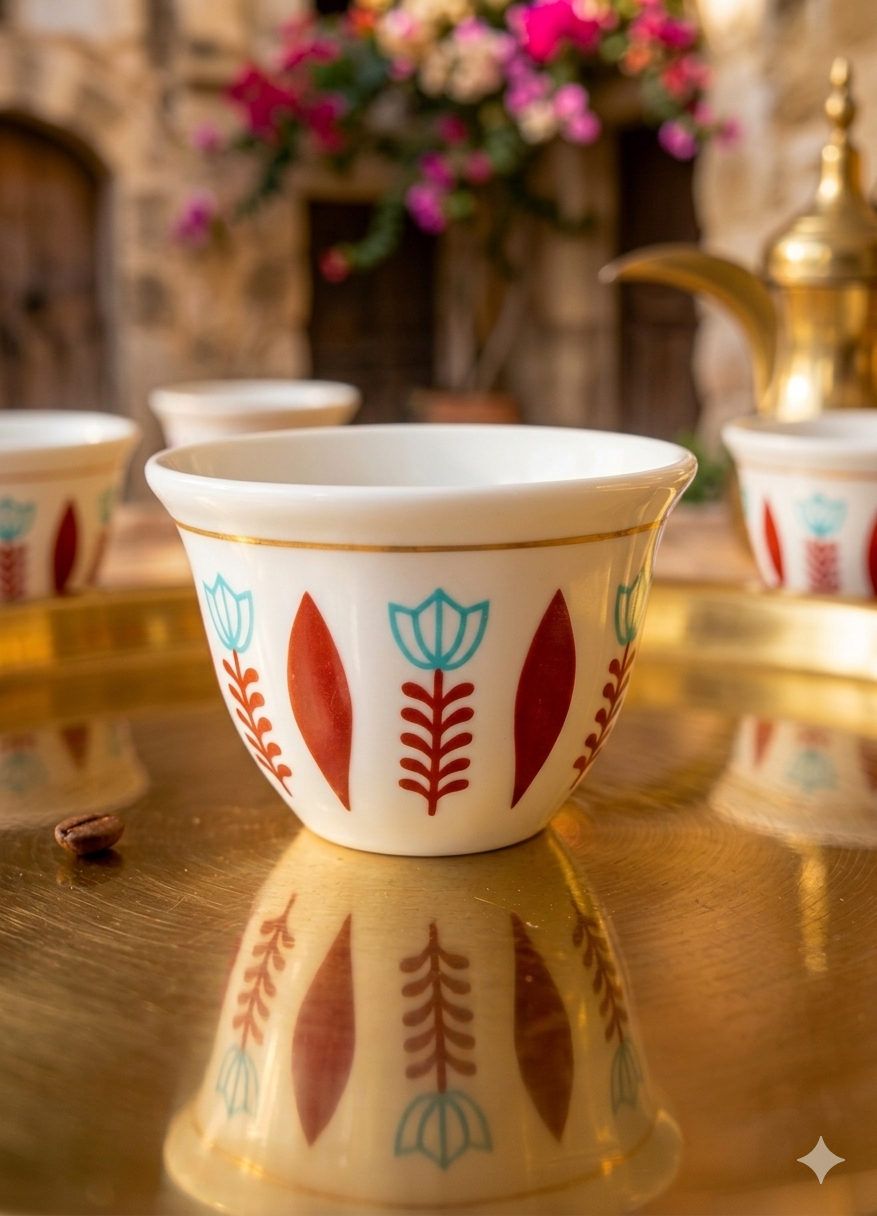 Bedouin Glass Cups Set — 12 Pieces