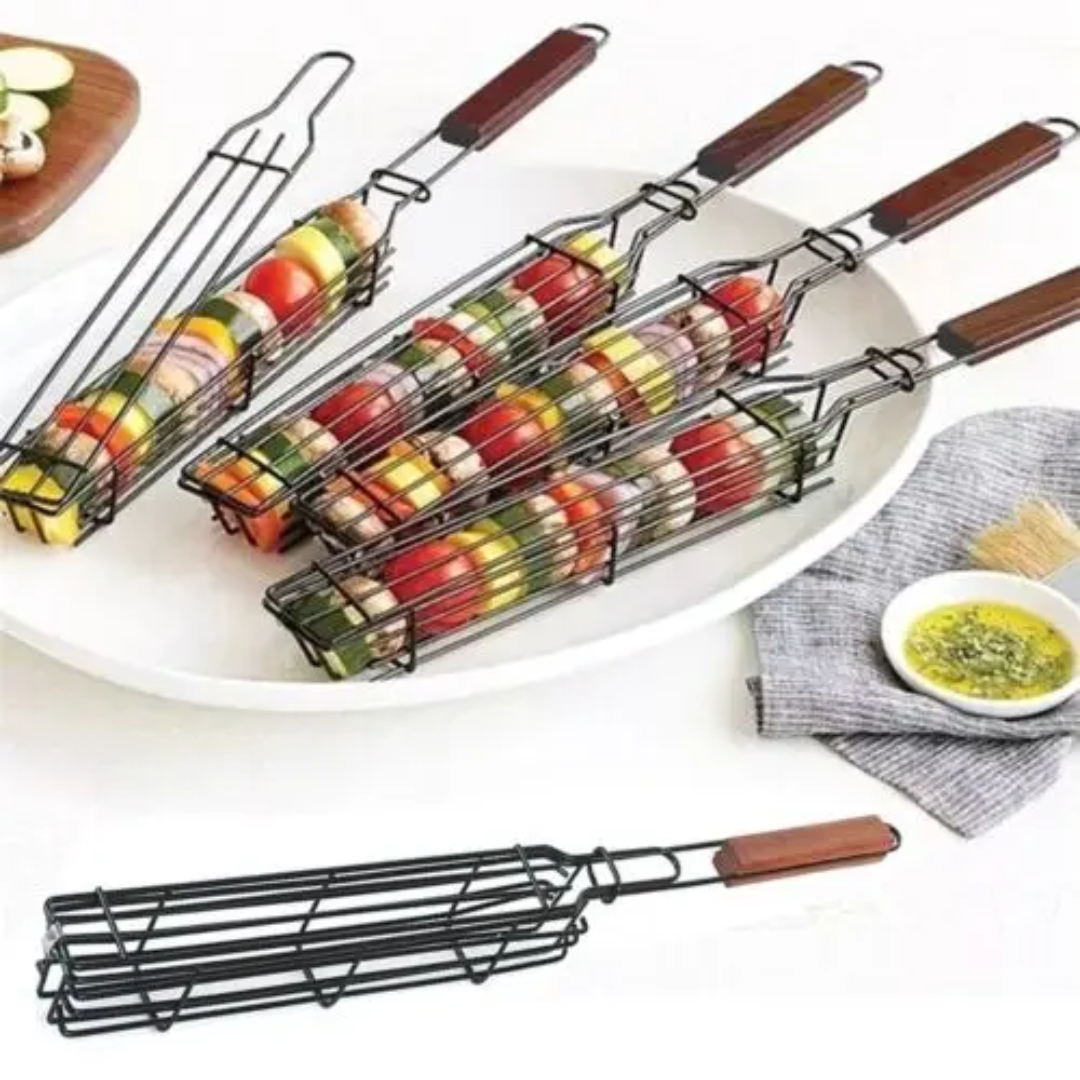 Closed BBQ Grill Basket - شبك شوي مغلق