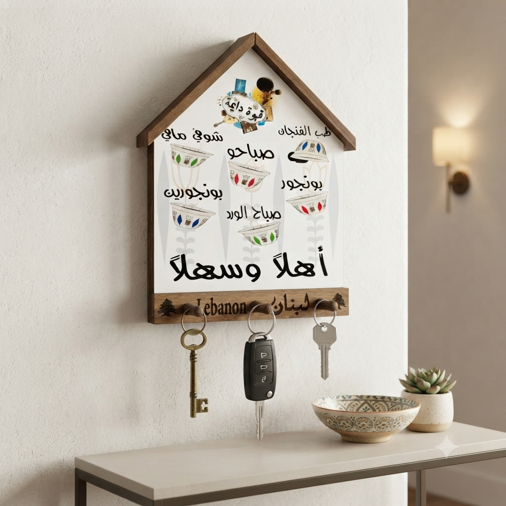 Wooden key holder