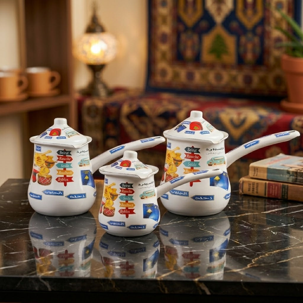 Lebanese region coffe kettle - ركوة قهوه المناطق اللبنانيه